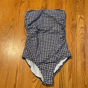 Strapless J. Crew one piece